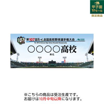 【受注生産】校名フォトタオル