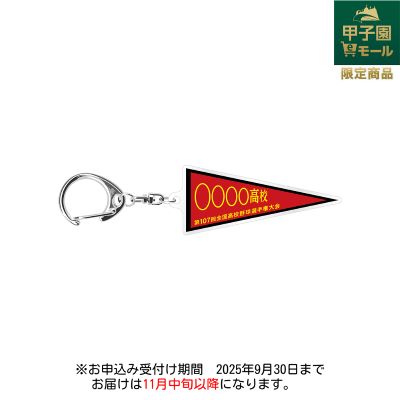 受注生産】校名ペナントキーホルダー - 阪神甲子園球場公式オンライン