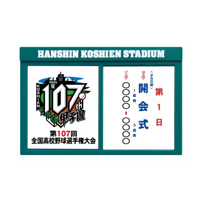 対戦看板マグネット　第１日目
