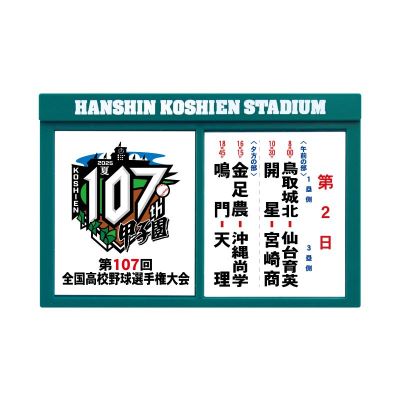 対戦看板マグネット　第２日目