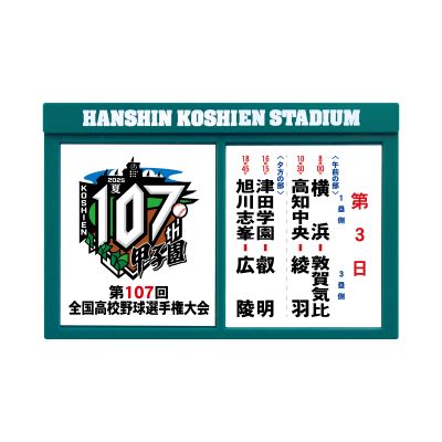 対戦看板マグネット　第３日目