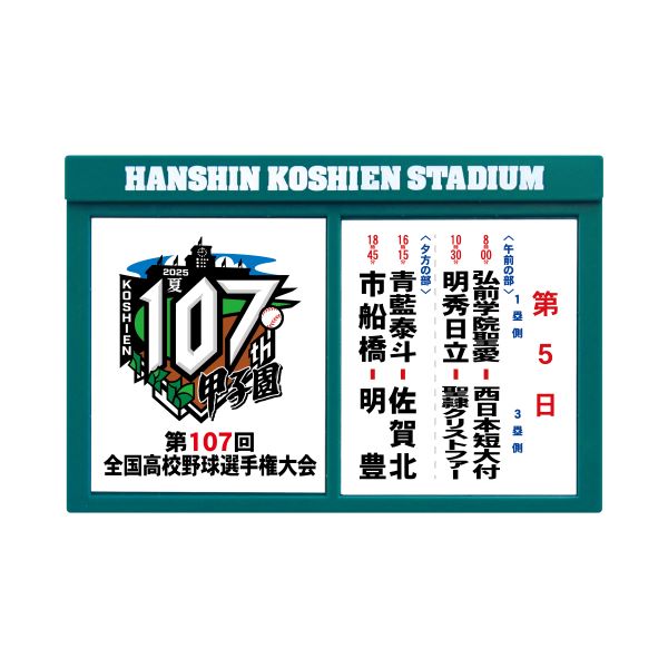 対戦看板マグネット　第５日目