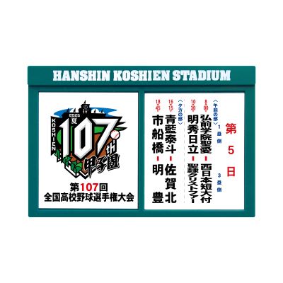 対戦看板マグネット　第５日目