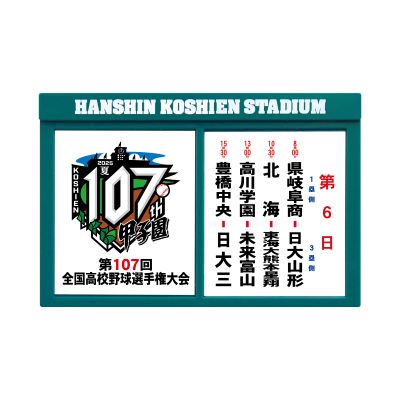 対戦看板マグネット　第６日目