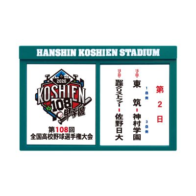 対戦看板マグネット　第２日目