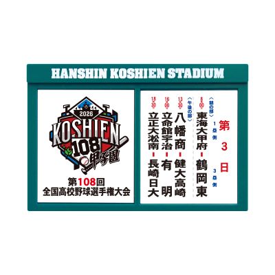 対戦看板マグネット　第３日目