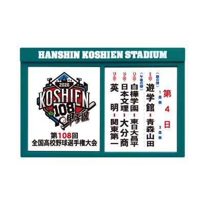 対戦看板マグネット　第４日目