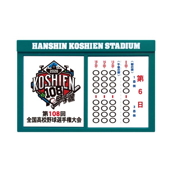 対戦看板マグネット　第６日目