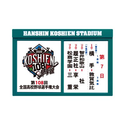 対戦看板マグネット　第７日目