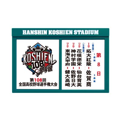 対戦看板マグネット　第８日目
