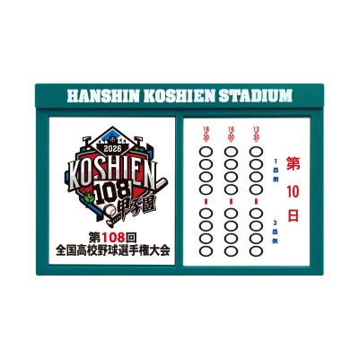 対戦看板マグネット　第10日目