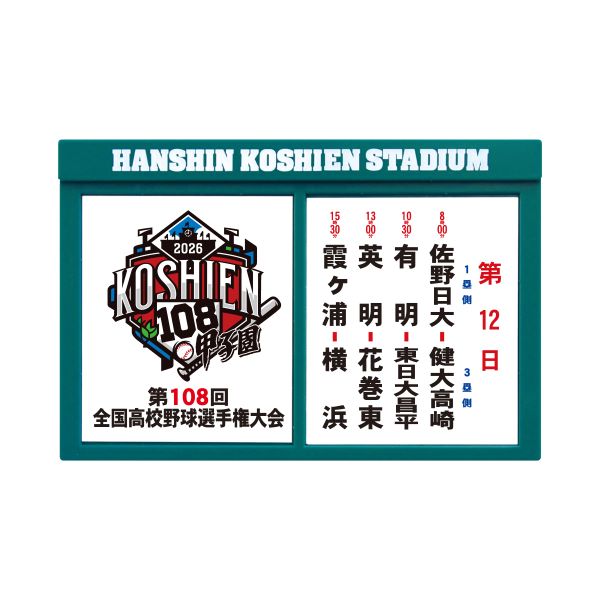対戦看板マグネット　第12日目