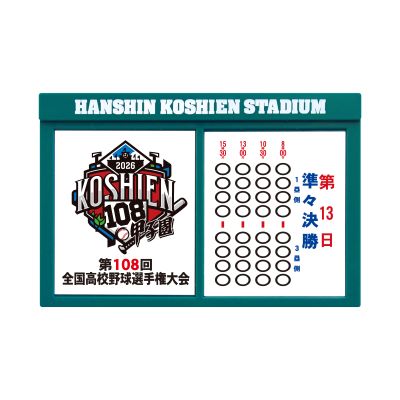 対戦看板マグネット　準々決勝
