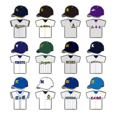 高校野球　ピンバッジセット　甲子園 ユニフォームピンバッジセット - 阪神甲子園球場公式オンライン
