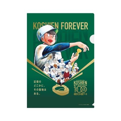 甲子園球場100周年漫画コラボ　プレイボール　クリアファイル　