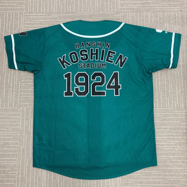 大きい割引 甲子園メッシュユニフォーム 阪神甲子園 - 緑（ミズノコラボ） アイドル