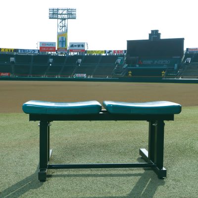 阪神甲子園球場リユースベンチ（二人掛け用）