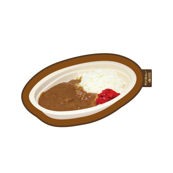 甲子園名物グルメグッズ 甲子園カレー見た目そのまま！ダイカットタオル