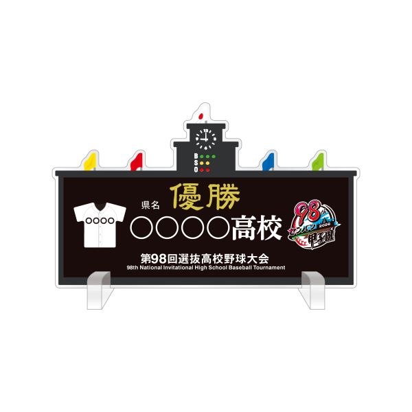 優勝スコアボード型アクリルスタンド