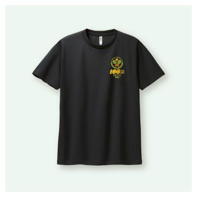 甲子園テニスクラブ100周年　　ドライＴシャツ 黒