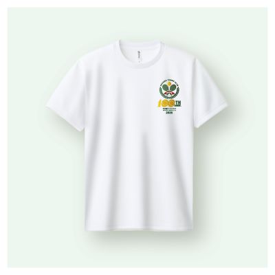 甲子園テニスクラブ100周年　　ドライＴシャツ　白
