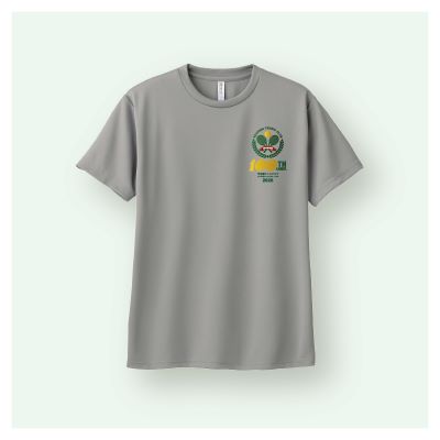 甲子園テニスクラブ100周年　　ドライＴシャツ　グレー